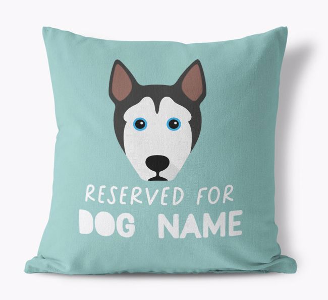 Reserved For: Personalised {breedFullName} Canvas Cushion